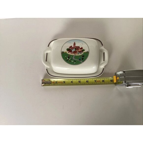 Villeroy & Boch Design Naif Village Covered Butter Dish - Picture 7 of 7